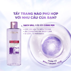 Loreal Nước Tẩy Trang Revitalift Hyaluronic Acid Hydrating Micellar Water 400ml